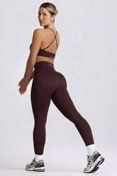 Super Sculpt Seamless Leggings in Chocolate