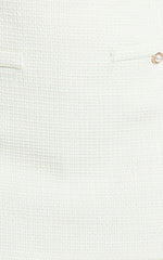 Aleena Skort - Boucle Mid Waist Fitted Mini Skort in Cream