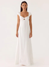 Never Really Over Maxi Dress - White