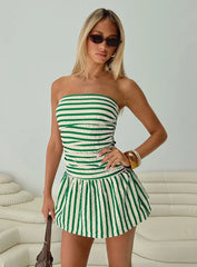Montebello Strapless Mini Dress Multi Tall