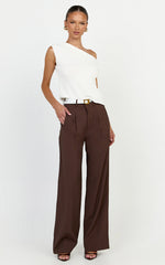 Marilou Top - Knit Off Shoulder Top in White