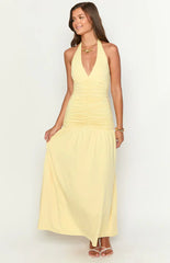 Gloria Yellow Maxi Dress