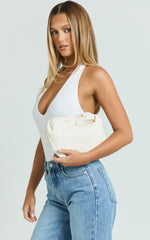 Reesley Knot Handle Bag in Bone
