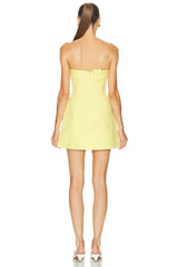 Rosario Petal Bustier Mini Dress