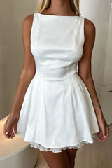 Elodie Dress - White